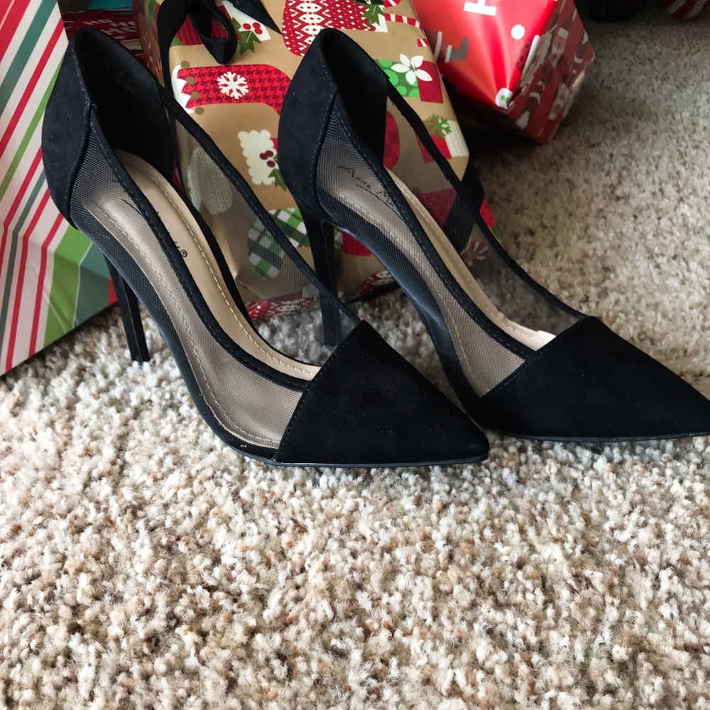 Sexy Black 5 inch Heels